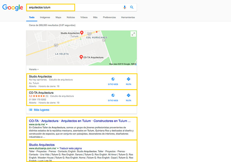 Posicioonamiento Web